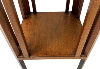 Art Deco Modernist Pedestal by Anton Lucas for N.V. Meubelkunst Leiden, 1920s